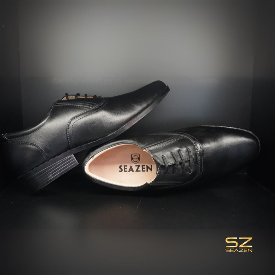 Giày Sĩ Quan Đế Đen 3 - Sang Trọng & Bền Bỉ