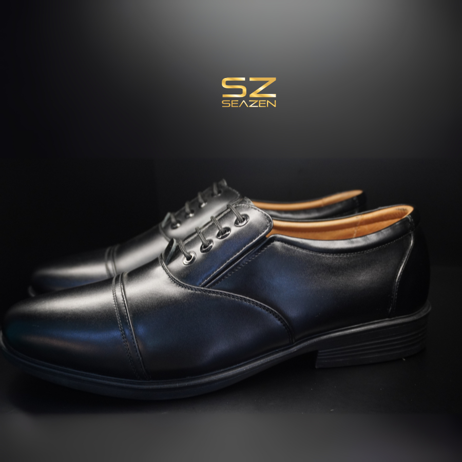 Giày Sĩ Quan - Đế Đen 2 - Đẳng Cấp & Sang Trọng