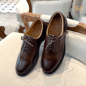 Giày tây buộc dây màu nâu DTD39