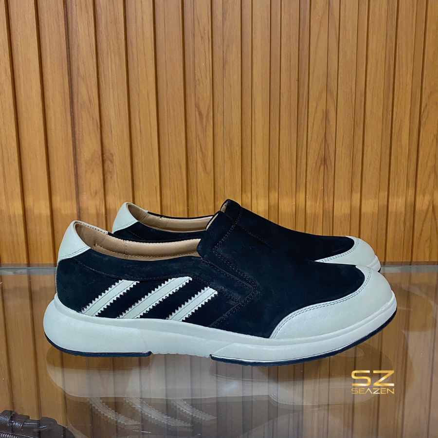 Giày sneaker loafer họa tiết 3 sọc SZAPNM020