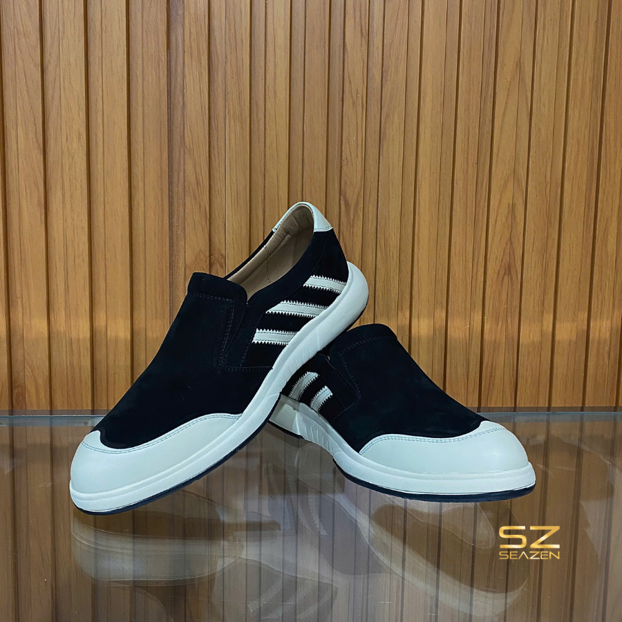 Giày sneaker loafer họa tiết 3 sọc SZAPNM020 - Ảnh 2