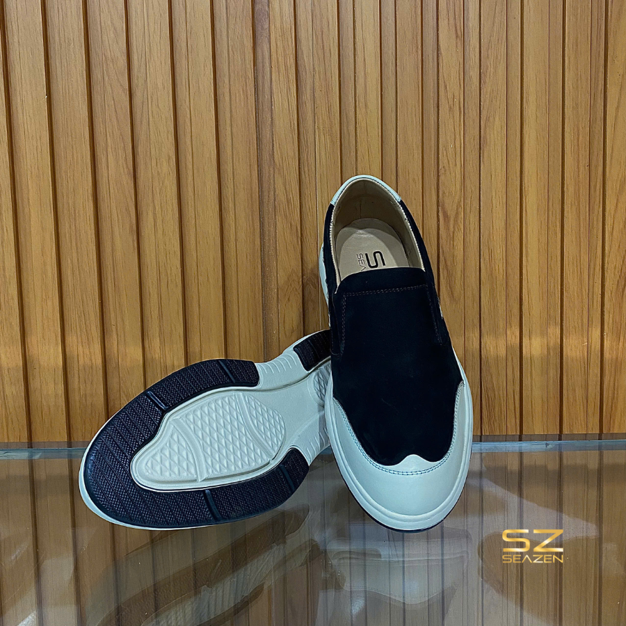 Giày sneaker loafer họa tiết 3 sọc SZAPNM020 - Ảnh 3