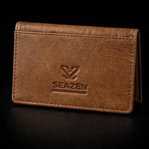 VÍ DA BÒ MINI - CARDHOLDER NÂU ĐẬM AA0014